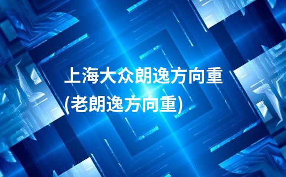 上海大众朗逸方向重(老朗逸方向重)