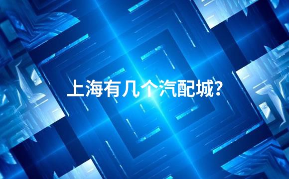 上海有几个汽配城？