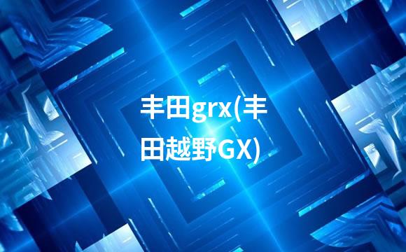 丰田grx(丰田越野GX)