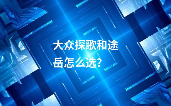 大众探歌和途岳怎么选？