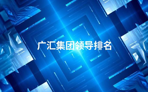 广汇集团领导排名