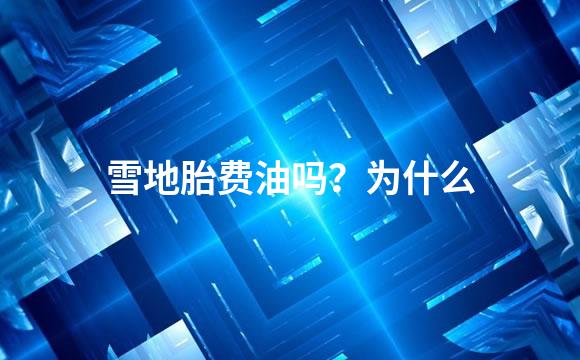 雪地胎费油吗？为什么